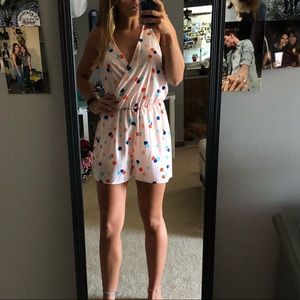 Polka dot romper